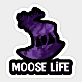 Moose Life Sticker
